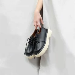 ATP ATELIER Sarezzo Black Chunky Loafers