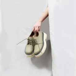 ATP ATELIER Sarezzo Sage Green Chunky Loafers