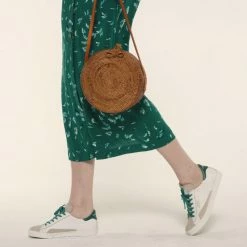 0-105 ZEROCENTCINQ Sc01 White Green Chunky Sneakers SHOES