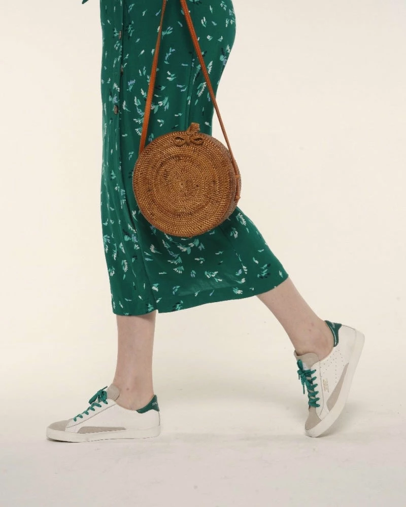 0-105 ZEROCENTCINQ Sc01 White Green Chunky Sneakers SHOES 2 0-105 ZEROCENTCINQ Sc01 White Green Chunky Sneakers SHOES