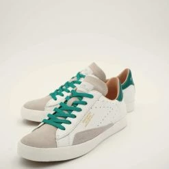 0-105 ZEROCENTCINQ Sc01 White Green Chunky Sneakers SHOES 8 0-105 ZEROCENTCINQ Sc01 White Green Chunky Sneakers SHOES