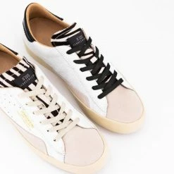 0-105 ZEROCENTCINQ SHOES Sc01 White Zebra Chunky Sneakers