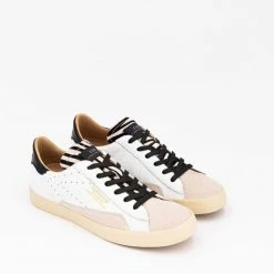 0-105 ZEROCENTCINQ SHOES Sc01 White Zebra Chunky Sneakers