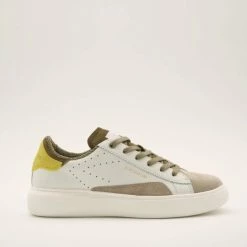0-105 ZEROCENTCINQ SHOES Sc03 Luna Dbl Khaki Chunky Sneakers