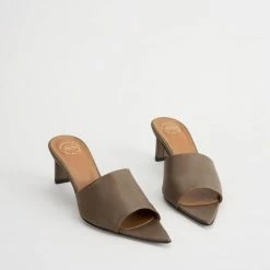 ATP ATELIER SHOES Serranova Khaki Brown Heeled Sandals
