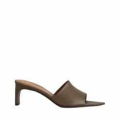 ATP ATELIER SHOES Serranova Khaki Brown Heeled Sandals