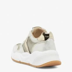VOILE BLANCHE Sheel Mesh Platinum Chunky Sneakers