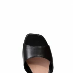 MADE 94 Sophia Black Nappa Leather Sandals SHOES