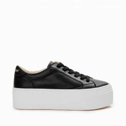 NO NAME Spice Sneaker Lambskin Black
