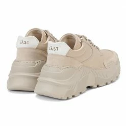 LÄST Sprint Leather Beige Chunky Sneakers
