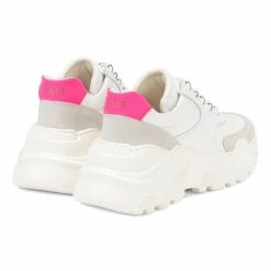LÄST Sprint Leather White Chunky Sneakers SHOES