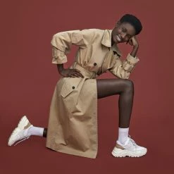 LÄST Sprint Mesh White Chunky Sneakers SHOES