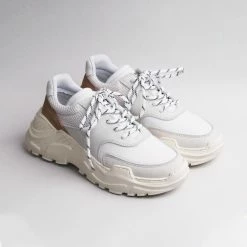 LÄST Sprint Mesh White Chunky Sneakers SHOES