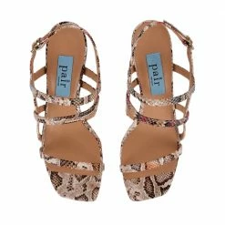 APAIR Square String Heeled Sandals