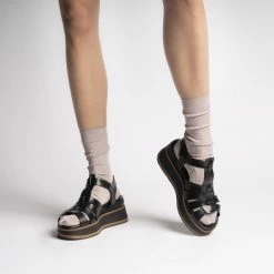 BUKELA Stella Black Gladiator Chunky Sandlas