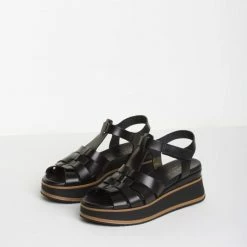 BUKELA Stella Black Gladiator Chunky Sandlas