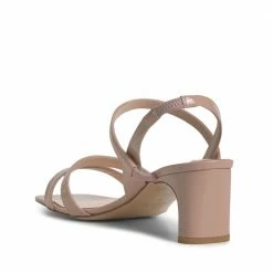 APAIR String Patent Beige Heeled Sandals