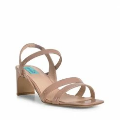 APAIR String Patent Beige Heeled Sandals