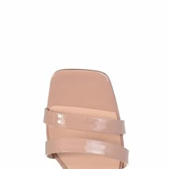 APAIR String Patent Beige Heeled Sandals