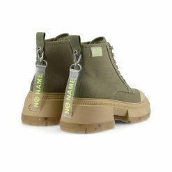 NO NAME Strong Boots Canvas Recycled In Olive