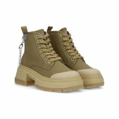 NO NAME Strong Boots Canvas Recycled In Tabac