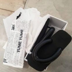 YUME YUME Suki Black Flip Flops