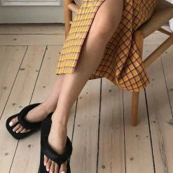 YUME YUME Suki Black Flip Flops