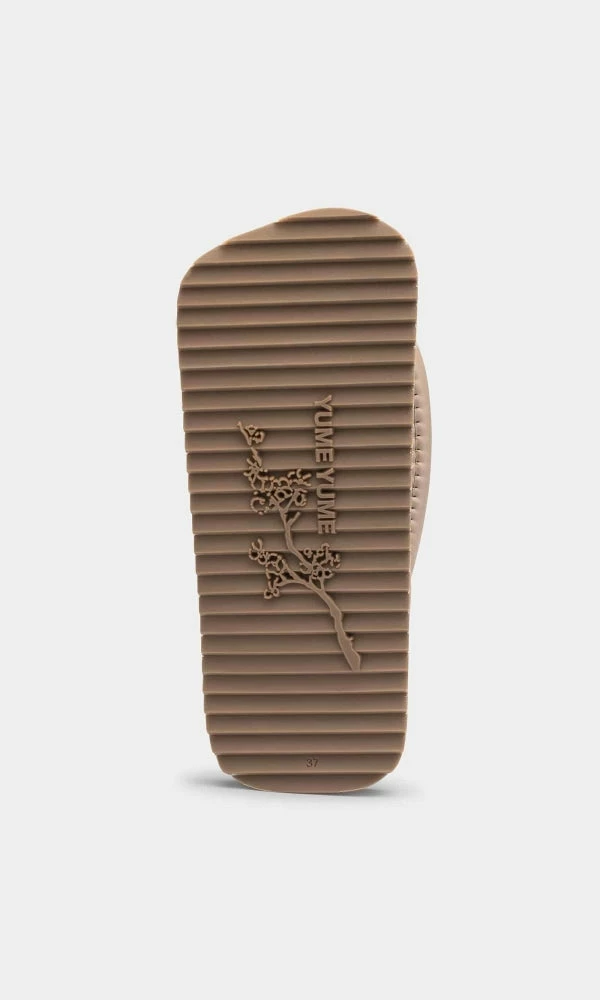 YUME YUME Suki Dark Beige Flip Flops SHOES 4 YUME YUME Suki Dark Beige Flip Flops SHOES