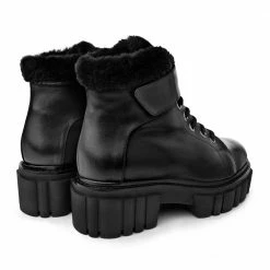 AKAADA Takara Black Winter Ankle Boots