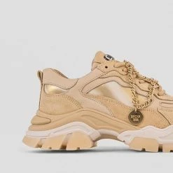 BRONX Tayke Over Camel Chunky Sneakers