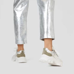 BRONX SHOES Tayke Over Clay Off White Chunky Sneakers