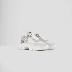 BRONX SHOES Tayke Over Clay Off White Chunky Sneakers