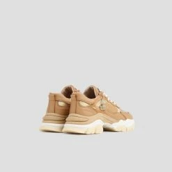 BRONX SHOES Tayke Over Dark Camel Chunky Sneakers