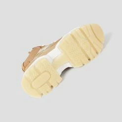 BRONX SHOES Tayke Over High Top Dark Camel Chunky Sneakers