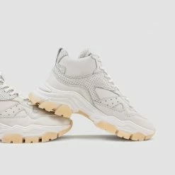 BRONX Tayke Over High Top Off White Chunky Sneakers SHOES