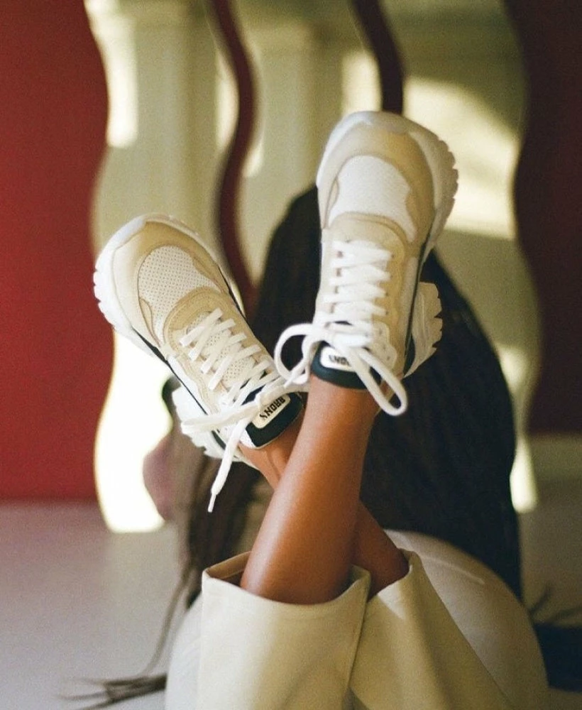 BRONX Tayke Over White Black Camel Chunky Sneakers 2 BRONX Tayke Over White Black Camel Chunky Sneakers