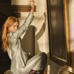 FLATTERED SHOES Teddy Nappa Pecan Reptile Boots