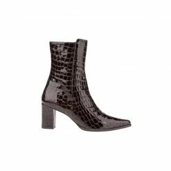 FLATTERED SHOES Teddy Nappa Pecan Reptile Boots
