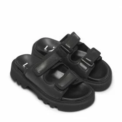 LÄST Tempo Black Chunky Sliders SHOES 7 LÄST Tempo Black Chunky Sliders SHOES