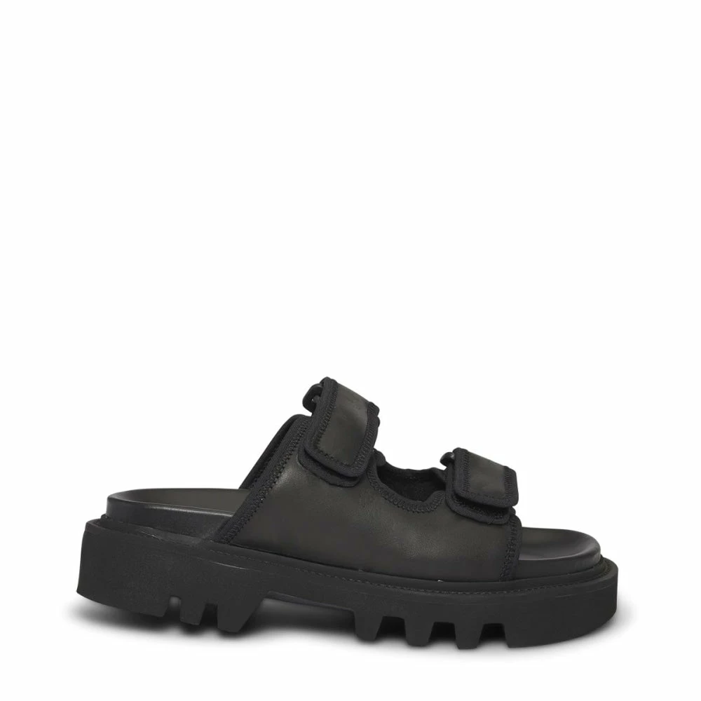 LÄST Tempo Black Chunky Sliders SHOES 1 LÄST Tempo Black Chunky Sliders SHOES