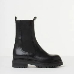BUKELA Teo Black Chelsea Boots