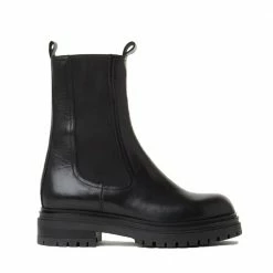 BUKELA Teo Black Chelsea Boots