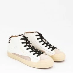 0-105 ZEROCENTCINQ Topaz White Zebra Hi Sneakers SHOES