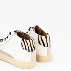 0-105 ZEROCENTCINQ Topaz White Zebra Hi Sneakers SHOES