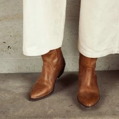 IVYLEE COPENHAGEN SHOES Tracy Dark Tan Boots