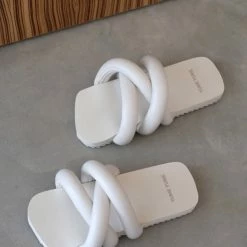 YUME YUME Tyre Slide Beige Sandals