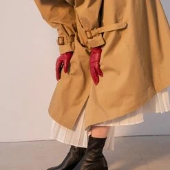 AKAADA Umi Black Stretch Leather Chunky Ankle Boots NEW IN