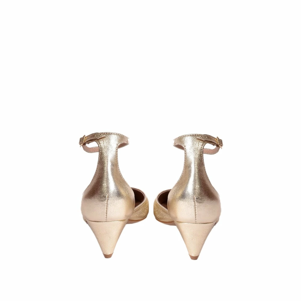 MADE 94 Viki Metallic Gold Leather Shoes 4 MADE 94 Viki Metallic Gold Leather Shoes