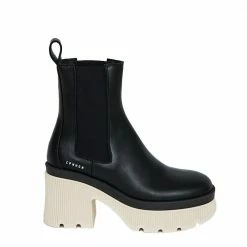 COPENHAGEN STUDIOS Vitello Black Butter Ankle Boots