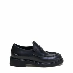 COPENHAGEN STUDIOS Vitello Black Chunky Loafers